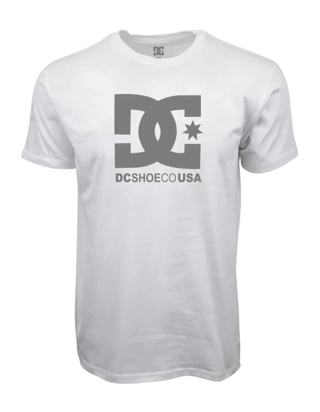 2026 Summer T Shirt Top Cotton Fashion DC Shoes American Pattern T-shirt Printed Pure Cotton More Color Choices Widening H260528