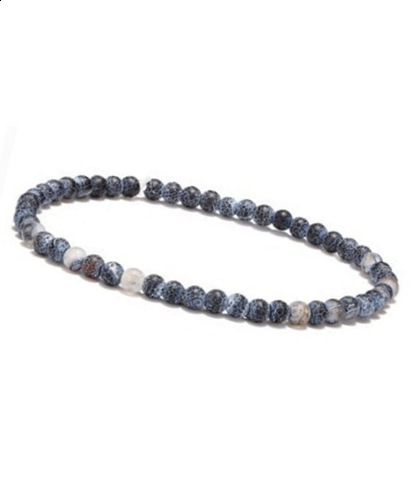 accessory 4MM weathered agate tiger eye stone and volcanic beaded bracelet with a unique fresh style 241010