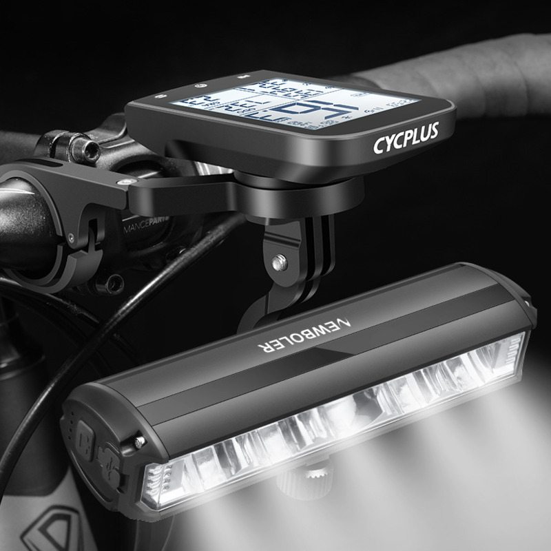 10000mAh bike light front 6000Lumen bike light waterproof flash USB charging MTB road bike light accessories 241022
