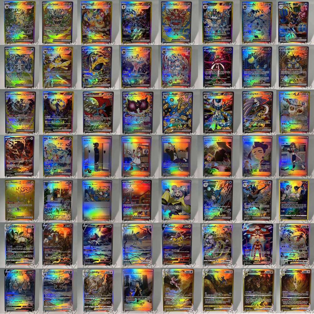 Crown Zenith PKM Cards PTCG5-C Rainbow Rare Mewtwo Giratina Arceus Leafeon VSTAR Collection Battle Toys Gifts for Hobbies W260529 - view 6
