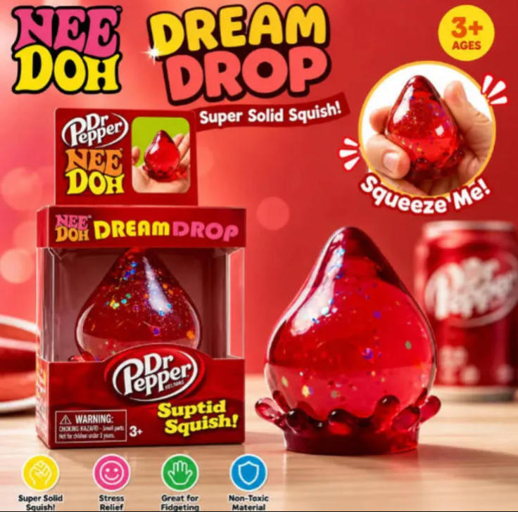 Need Doh Beverage Styling Pinch Music Stress Relieving Toy Slow Rebound Simulation Maltose Water Drop Stress Relieving Artifact