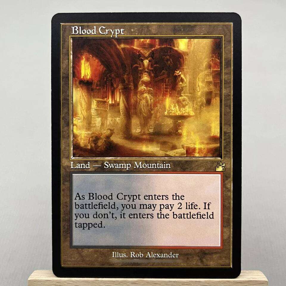 RVR HOLO3-02 TCG Cards for Home Play magical Proxy shock land RVRCrypt the Pool Godless Shrine Hallowed Fountain gather W260529 - view 7
