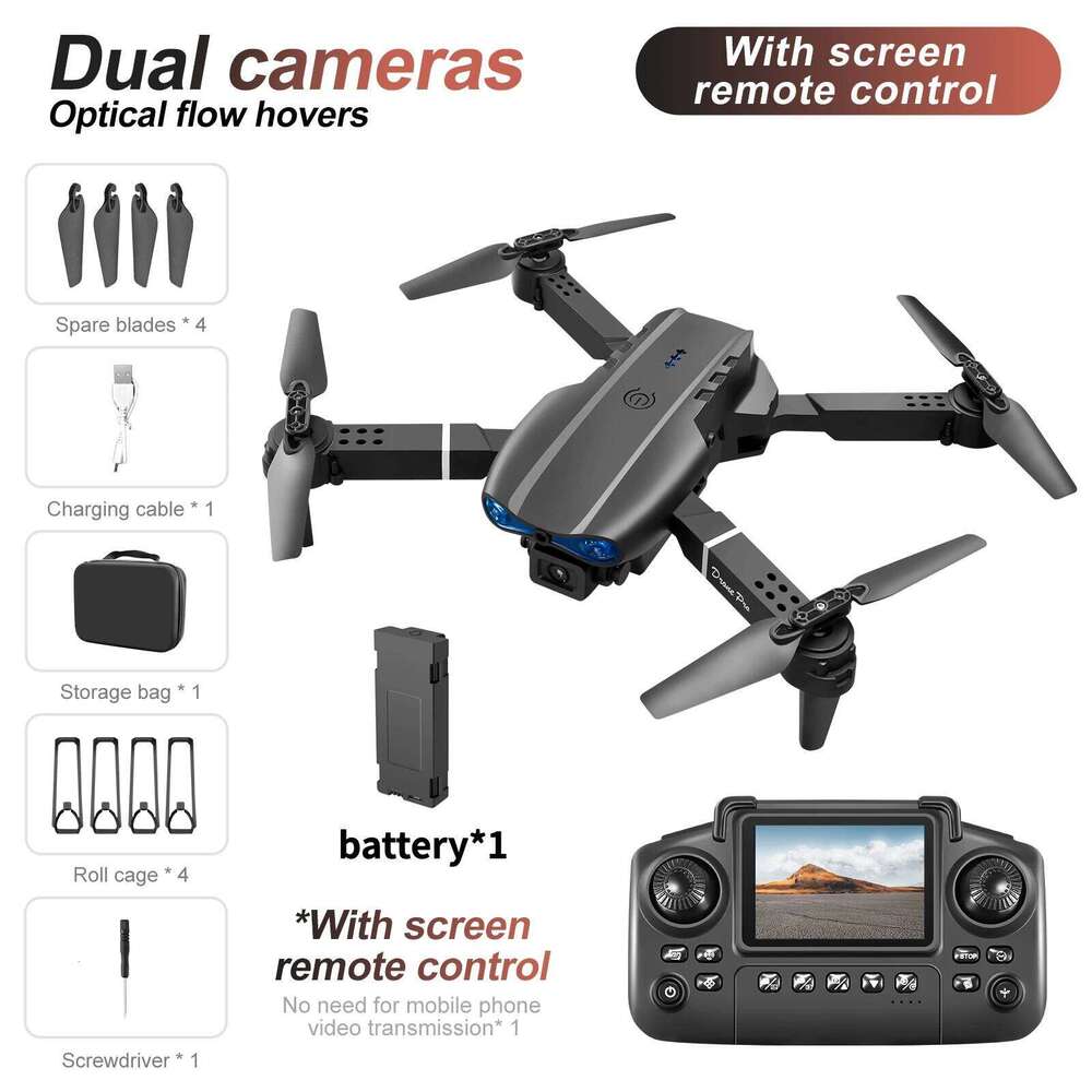 2025 New E88 E99 Upgraded Drone With Screen 4K HD Aerial Photography Dual-Camera Dron Foldable Quadcopter RC Toy For Kid Gift - view 8