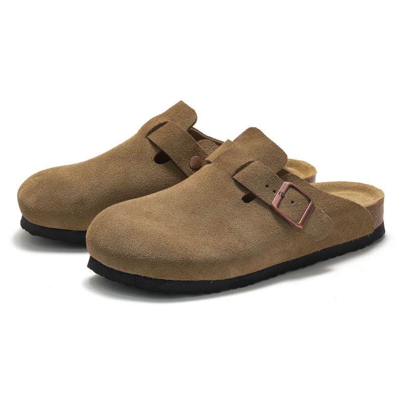 Orfistock Hot new free shipping designer for womens mens sandals black beige brown khaki Fashionable and versatile retro flat slippers