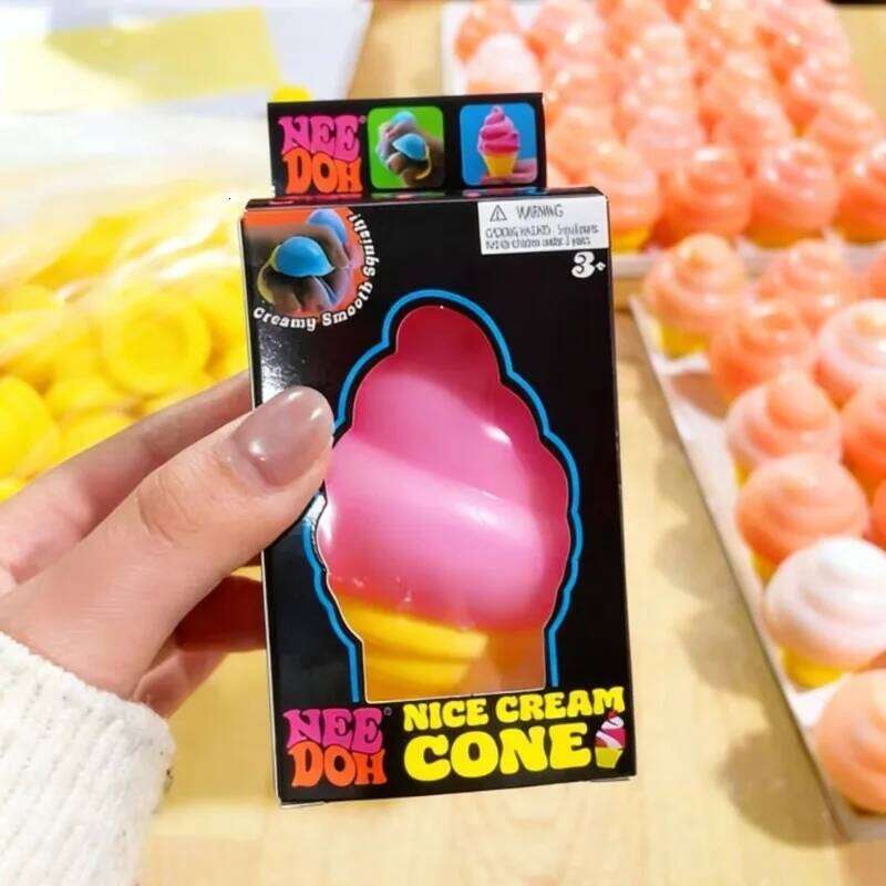 Hot Sale Schylling Needoh Ice-Cream Sensory Toys Stress Blocks Pinching Relieving Puzzle Solving Venting Kids Souvenir W260529