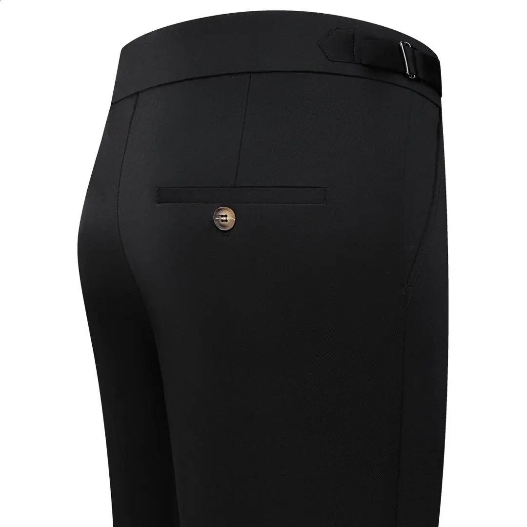 High Quality Mens Dress Pants Stretch Smart Casual Wrinkle Free Suit Men Regular Fit Work Spring Autumn y260618 - view 5