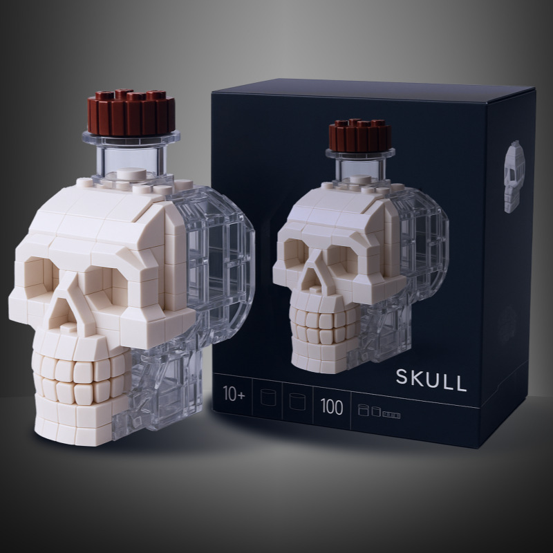 Creative Bottle Shaped Building Blocks Ornament