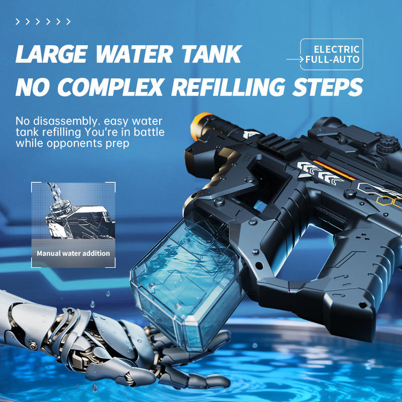 Sci-Fi Electric Water Blaster with Summer Party Lights