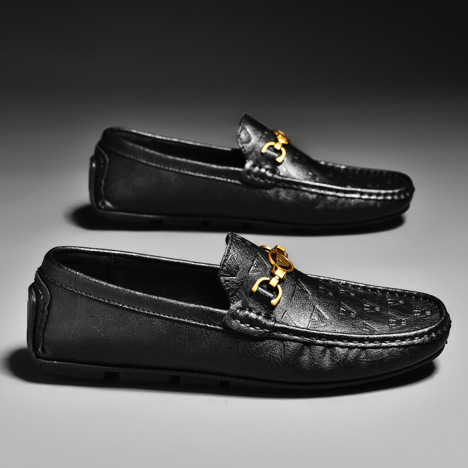 Fashion Mens Metal Bit Driving Loafers Anti Slip Sole Fashion Gifts Design For All Day Walking Comfort - view 3