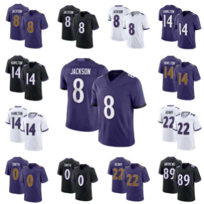 2026 New Baltimores RavensS jersey Derrick Henry Lamar Jackson Football Jersey Roquan Smith Zay Flowers Hamilton Andrews Ray Lewis Ed Reed Bateman Wig