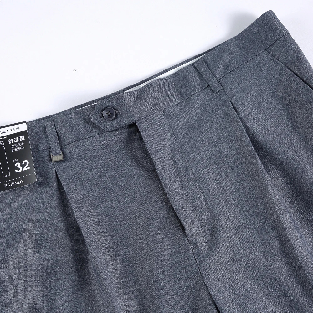 Highend Mens Wool Pants Blend Thin Fabric for SummerBusiness Formal Dress PantsWool Trousers y260618 - view 4