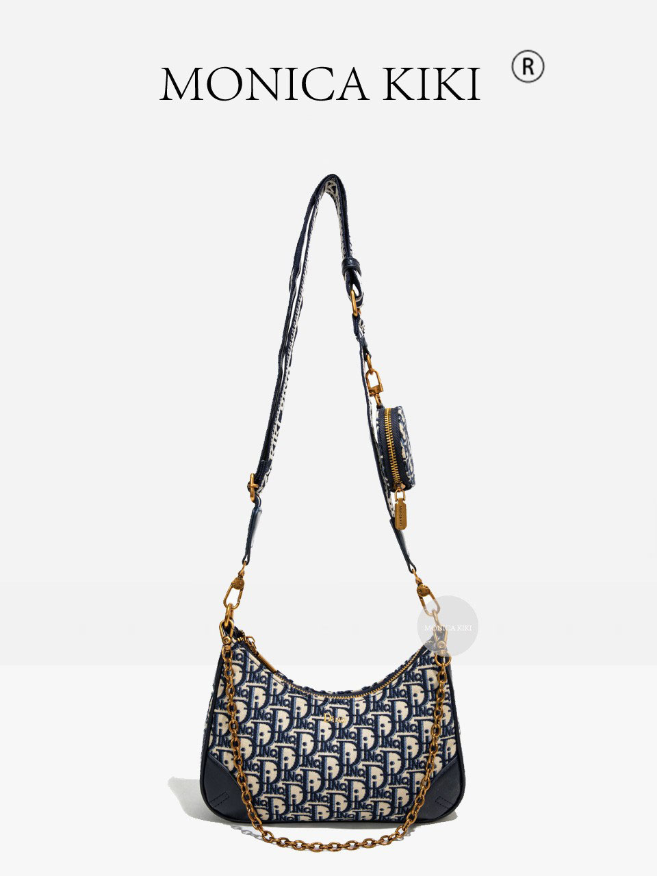 MONICA KIKI Luxury Shoulder Bags Fashionable exquisite portable one shoulder versatile single shoulder crossbody bag Free shipping