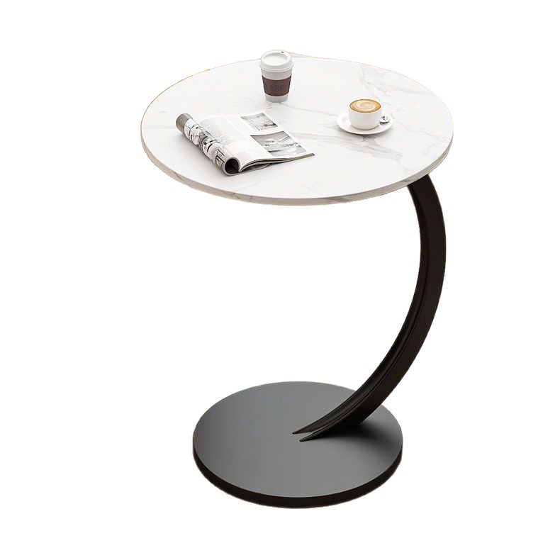 R05293 Double-layer shelf, Nordic style, minimalist modern round side table
