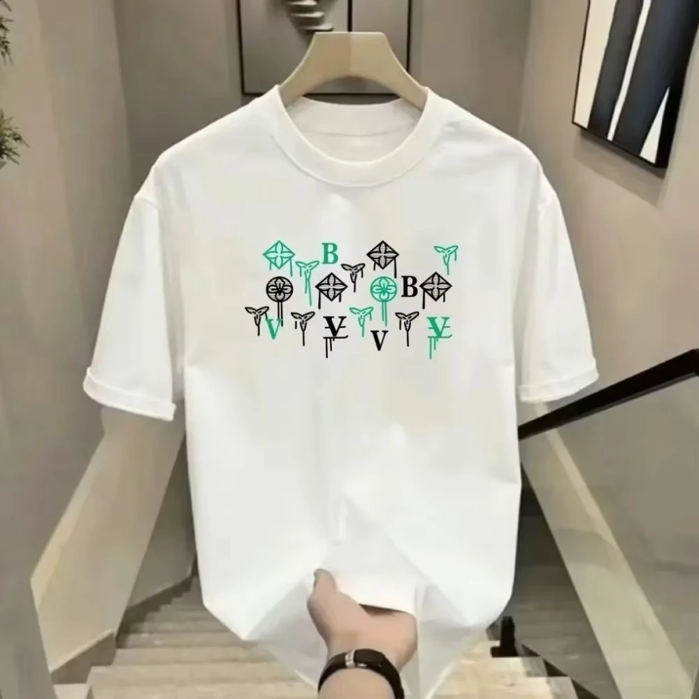 2026 Spring/Summer Short-sleeved T-shirt High-end Pure Cotton Casual Handsome Fashion Versatile Men and women Fashion y Tee 260529