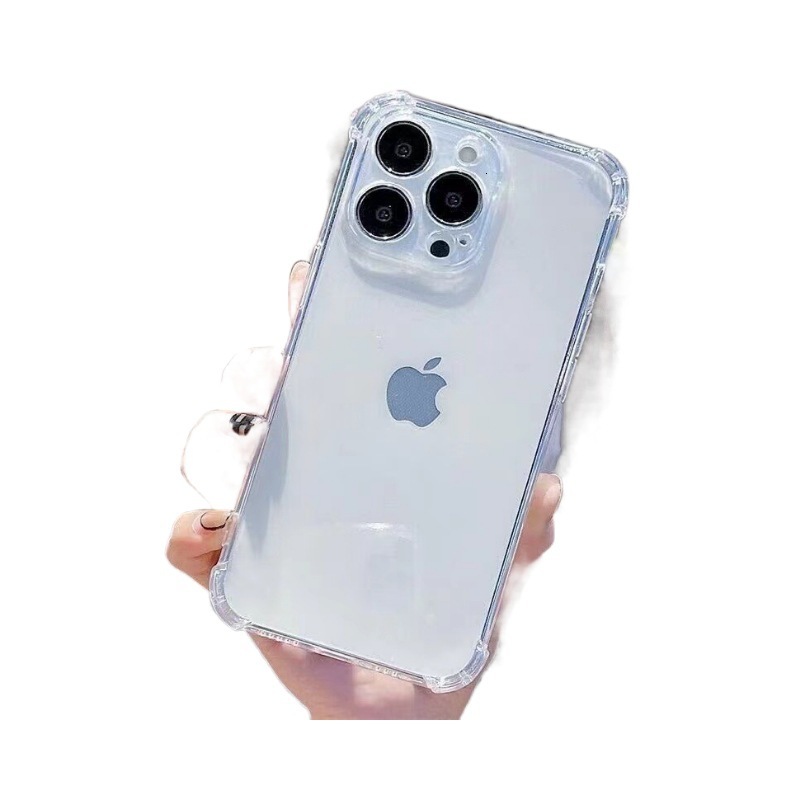 High-quality 1.8mm thick four-corner anti-drop iPhone 17 phone case suitable for Apple 16 Pro Max 14 protective cover