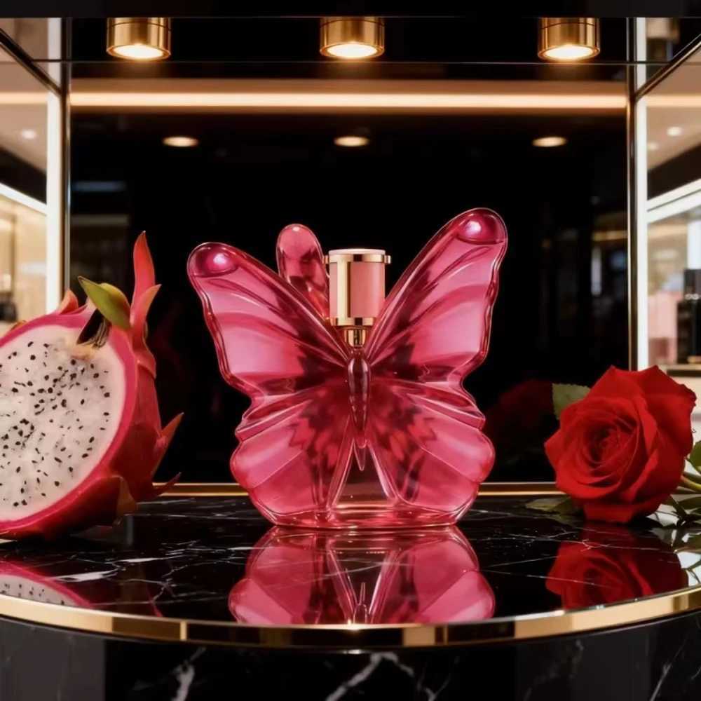 LA Bomba Womens Perfume 27oz Floral Fruity Scent with Dragon Fruit Unique Butterfly Design L260529 - view 3