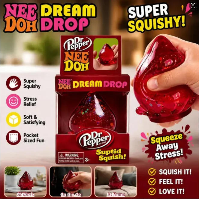 Need Doh Beverage Styling Pinch Music Stress Relieving Toy Slow Rebound Simulation Maltose Water Drop Stress Relieving Artifact