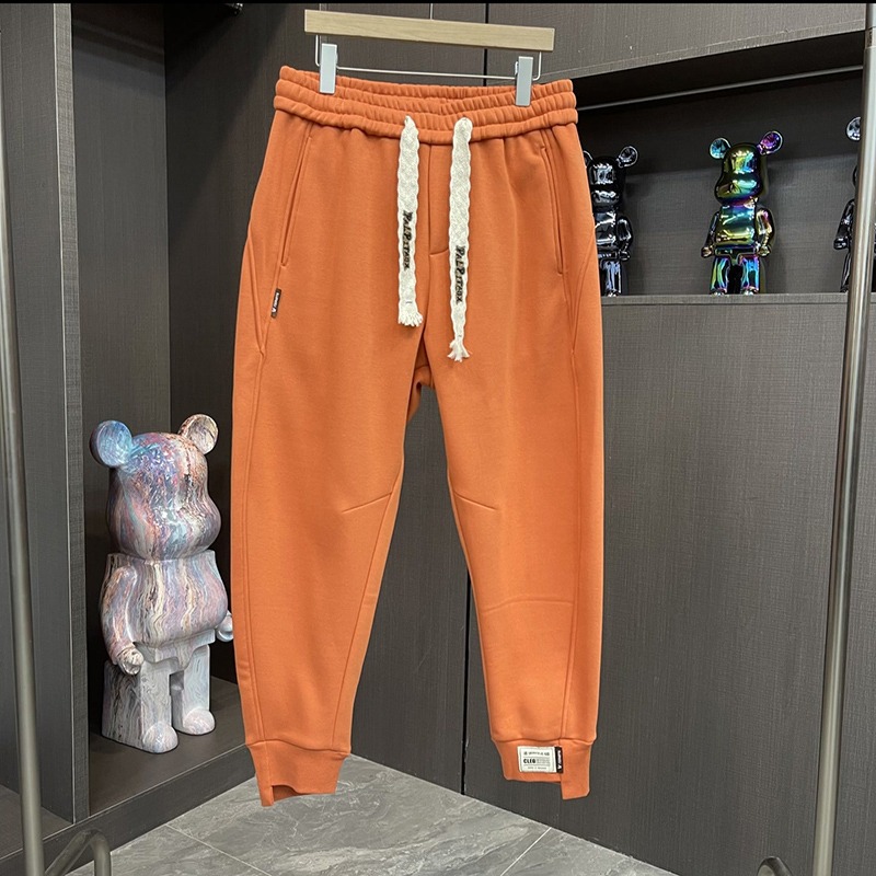 designer pants 2026 Winter Men's Casual Cargo Pants for Teen, Japanese Harajuku Warm Loose Fit Jogger Long Trousers, Versatile Trendy - view 4
