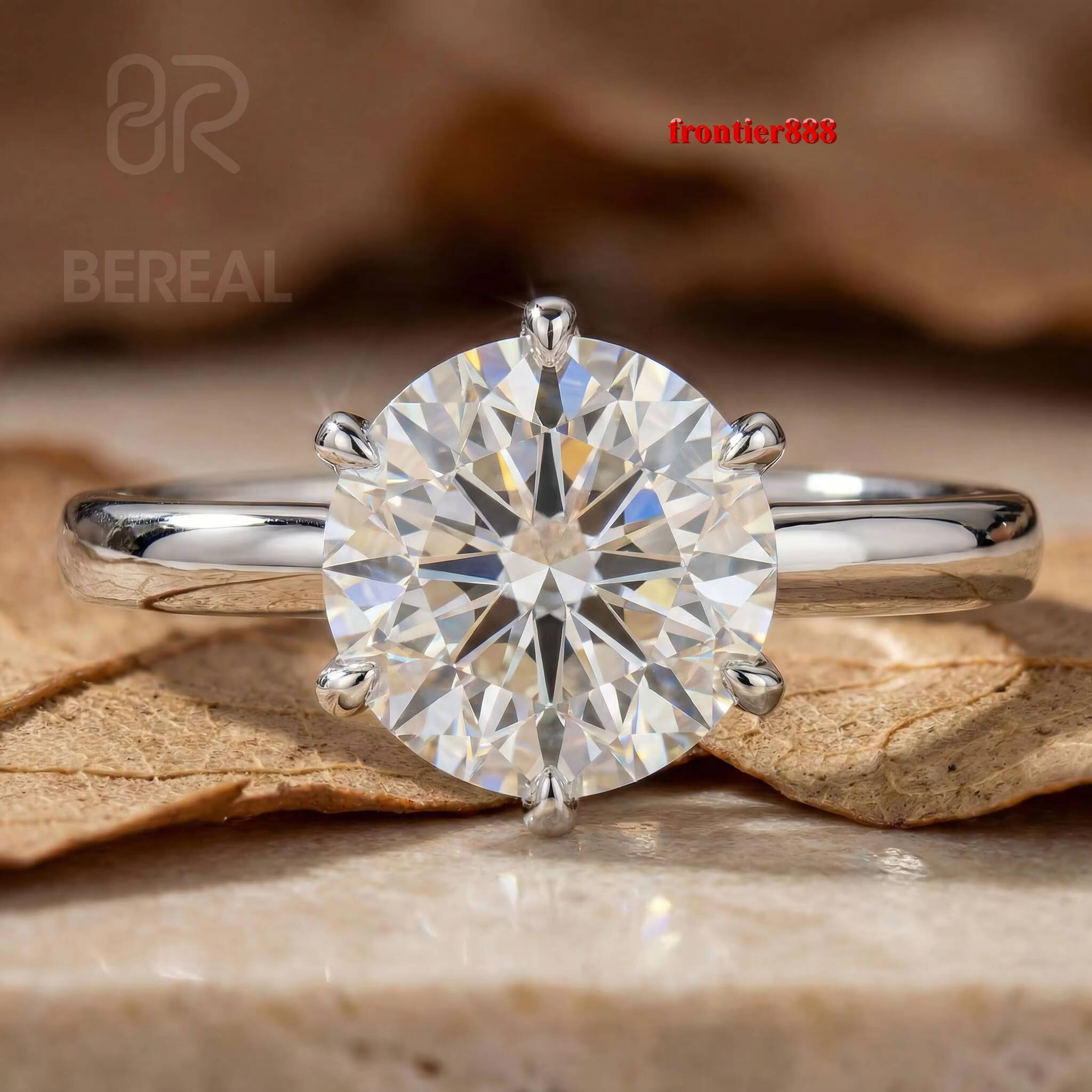Luxury Vvs Lab Grown Diamond Engagement Ring IGI Certified Lab Created Diamond 925 Silver Solitaire Ring Custom Women Jewelry