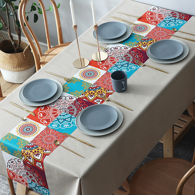 YL-38725 Custom Nordic Tablecloth, Waterproof, Oil-proof, Wash-free, Hotel Tablecloth, Coffee Table Cloth, Stain-resistant and Wear-resistant