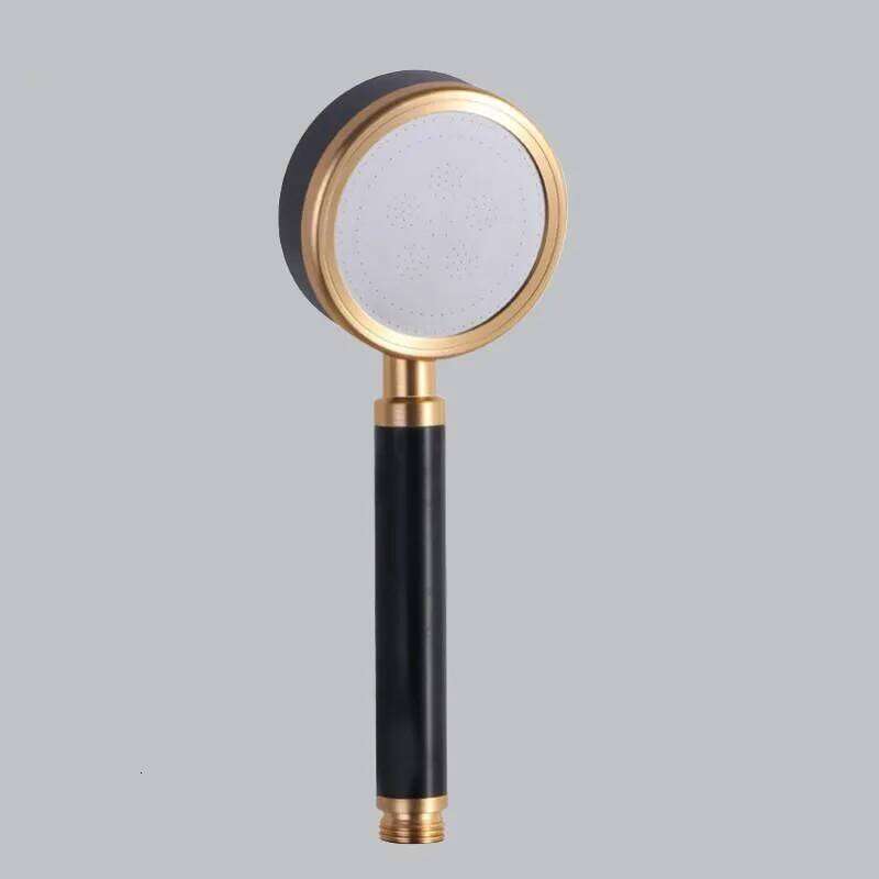 Rosa Mall Golden Set Sprayer with Hose Stainless Steel Gold Black Handhold Rain Shower Head High Pressure 26Y0527