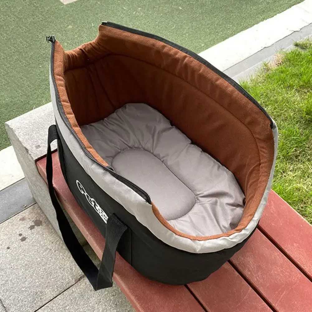 Portable Shoulder Handbag for Pet Foldable Pet Bag Dog Bag Cat Bag Oxford Cloth Outcrop Breathable C260530