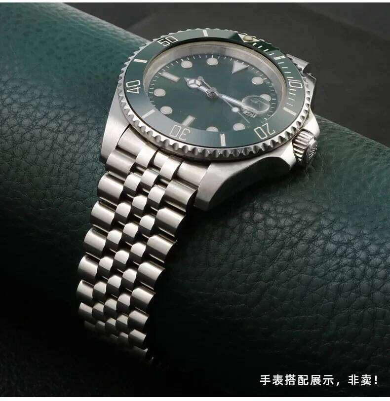 20mm Jubilee 904 Watchband For Rolex Sub GMT Yacht Daytona Men's Strap Luxury watch chain Mod Parts Replacement Accessories W260530