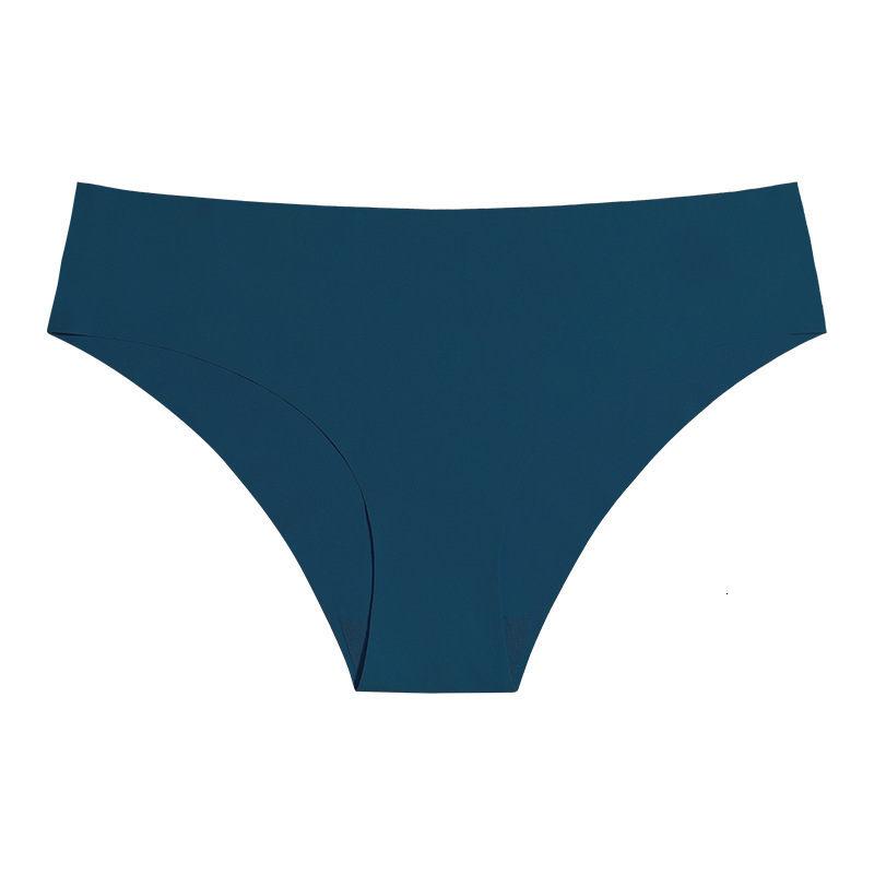 Plus Size Ice Silk Seamless Panties Low Waist, Breathable Anti-Bacterial No ShowT-Pants, Breathable, Quick-Dry, One-Piece Nude-Feel Women's Sport - view 8