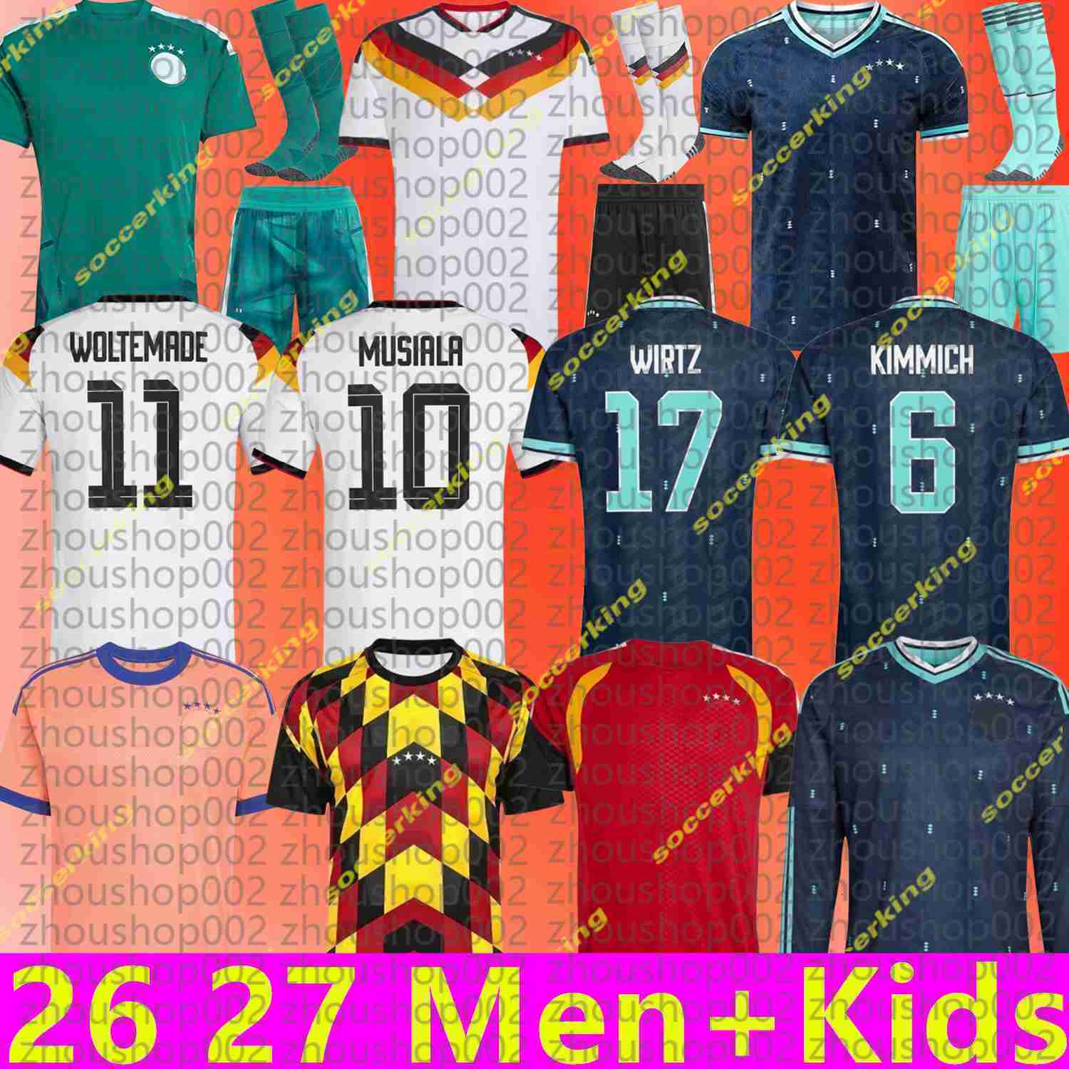 germany jersey 2026 world cup Germany Kit alemania dfb trikot KIMMICH MUSIALA deutschland trikot 26 27 football shirts HAVERTZ WIRTZ Deutschland maill