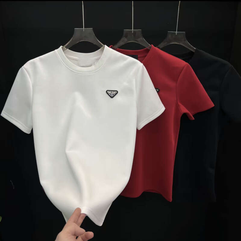 2026 Summer New Short-Sleeve T-Shirt, Premium Men's Half-Sleeve Base Shirt, Light T-shirt Luxury, Simple and Versatile, Round-Neck Top, Trendy