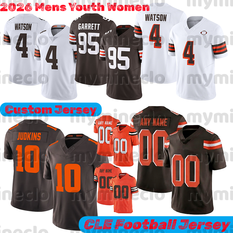 Clevelands Maglia Marrone 2 Shedeur Sanders Jared Verse Deshaun Watson Quinshon…