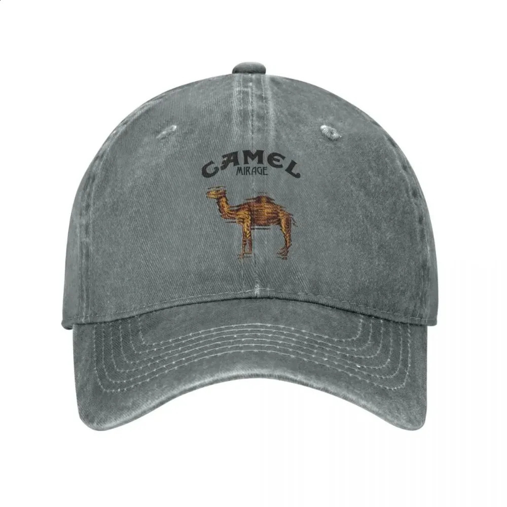 Camel Accessories Men Women Trucker Hat Animal Distressed Washed Caps Vintage Outdoor Running Golf Adjustable Fit Headwear 260530 - view 4