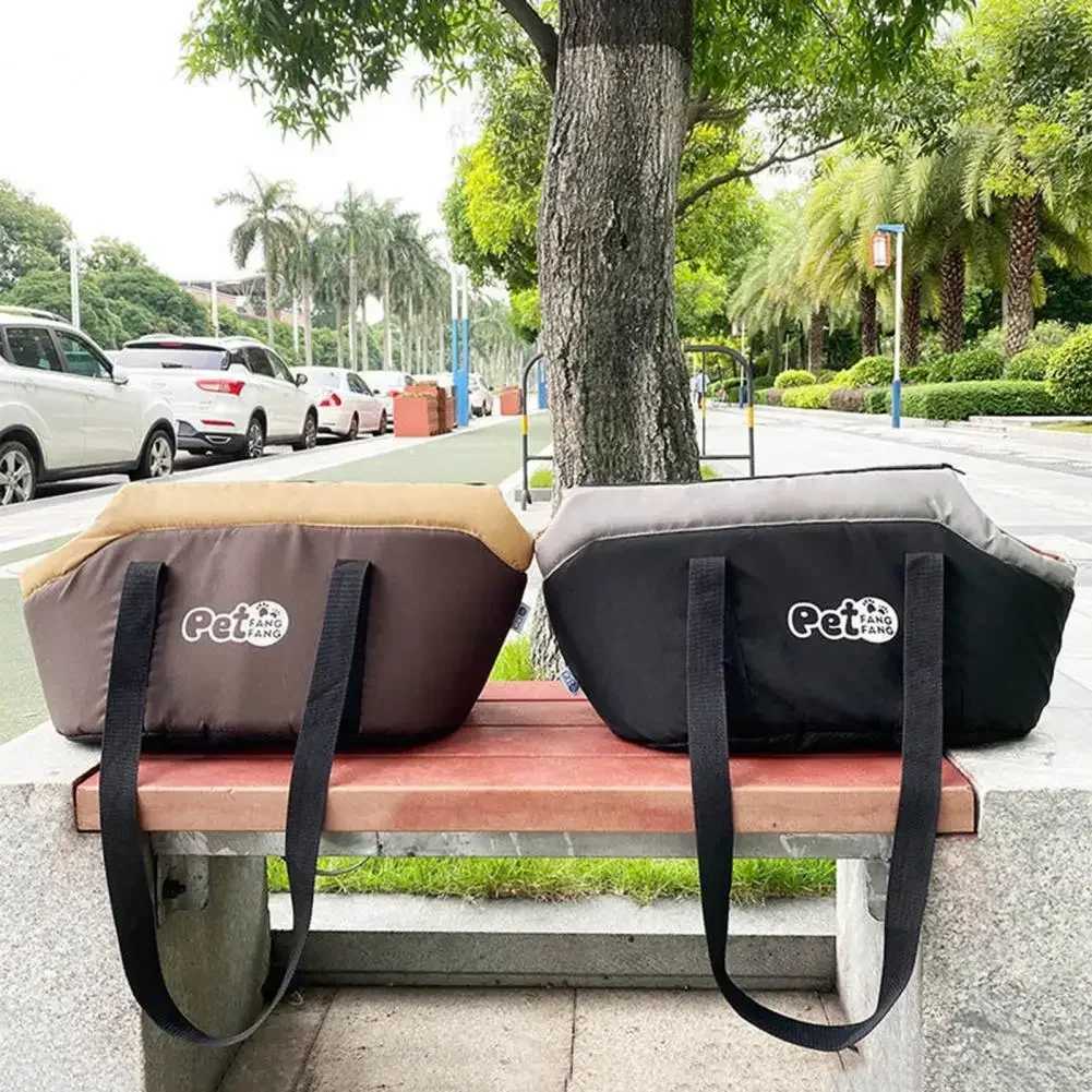 Portable Shoulder Handbag for Pet Foldable Pet Bag Dog Bag Cat Bag Oxford Cloth Outcrop Breathable C260530