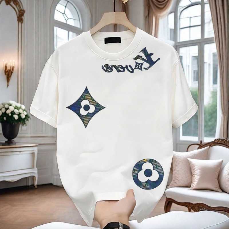 Designer Mens Summer Cotton Short Sleeve T-shirt Vintage Print Casual Crew Neck Loose Fit Streetwear Top For Teens Daily Wear Fashion Tee Shirt88