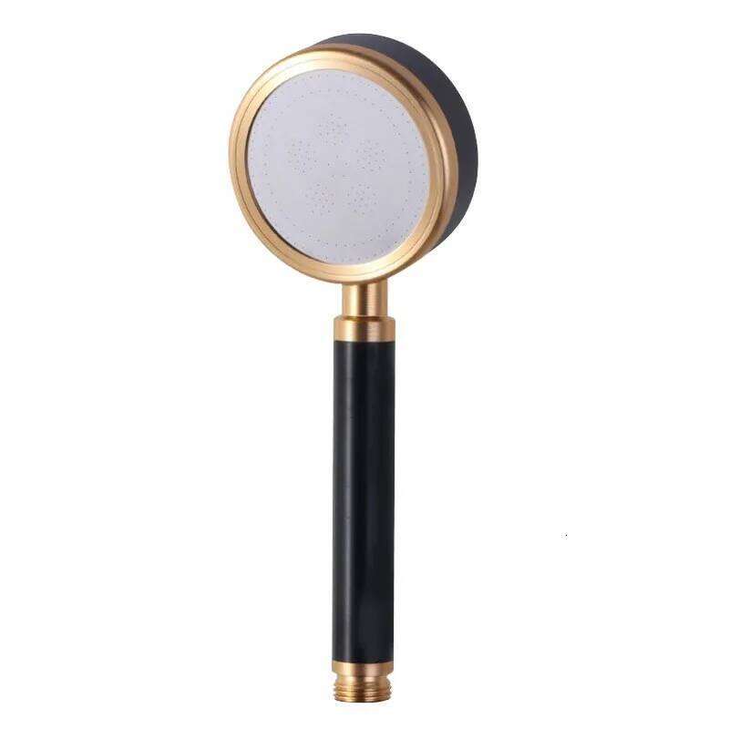 Rosa Mall Golden Set Sprayer with Hose Stainless Steel Gold Black Handhold Rain Shower Head High Pressure 26Y0527