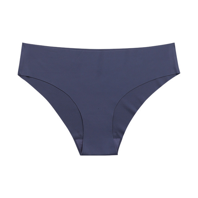 Plus Size Ice Silk Seamless Panties Low Waist, Breathable Anti-Bacterial No ShowT-Pants, Breathable, Quick-Dry, One-Piece Nude-Feel Women's Sport - view 7
