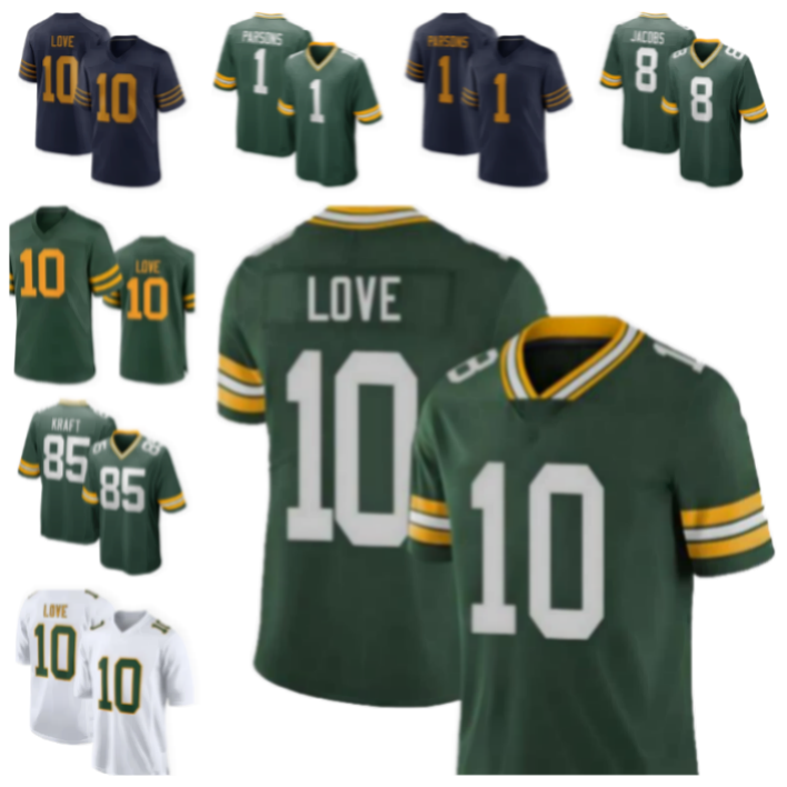 Love Josh Jacobs PackersS Jersey Micah Parsons PackersJersey Matthew Golden Musgrave McKinney Melton KRAFT Cooper Reed Zaire Franklin Football Jersey