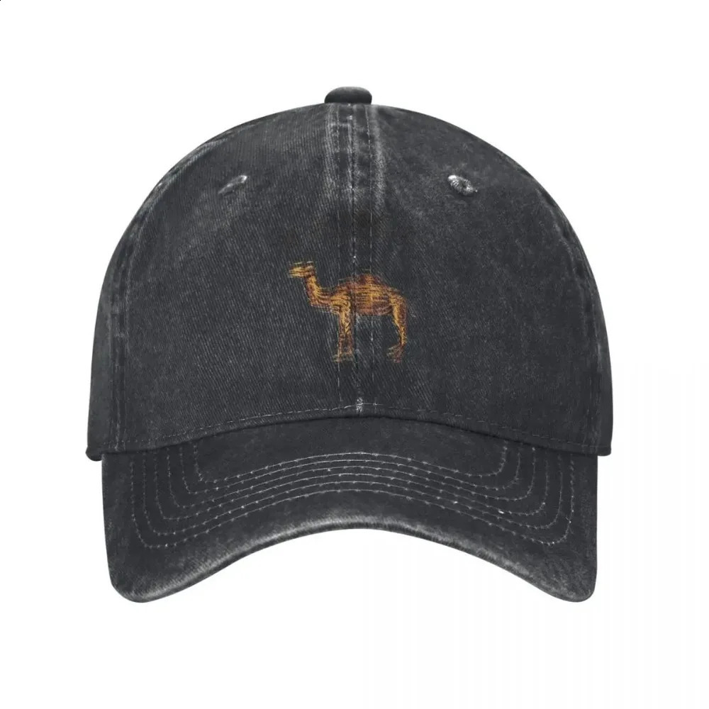 Camel Accessories Men Women Trucker Hat Animal Distressed Washed Caps Vintage Outdoor Running Golf Adjustable Fit Headwear 260530 - view 3
