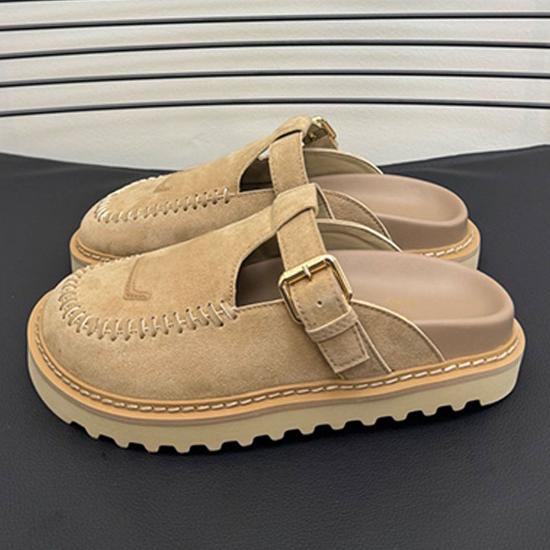 Men Women Colorado Closed Mule calf leather Easy Mules Spring Selection New Arrival fashion designer Easy mule sandal luxury Flat Leisure Mules