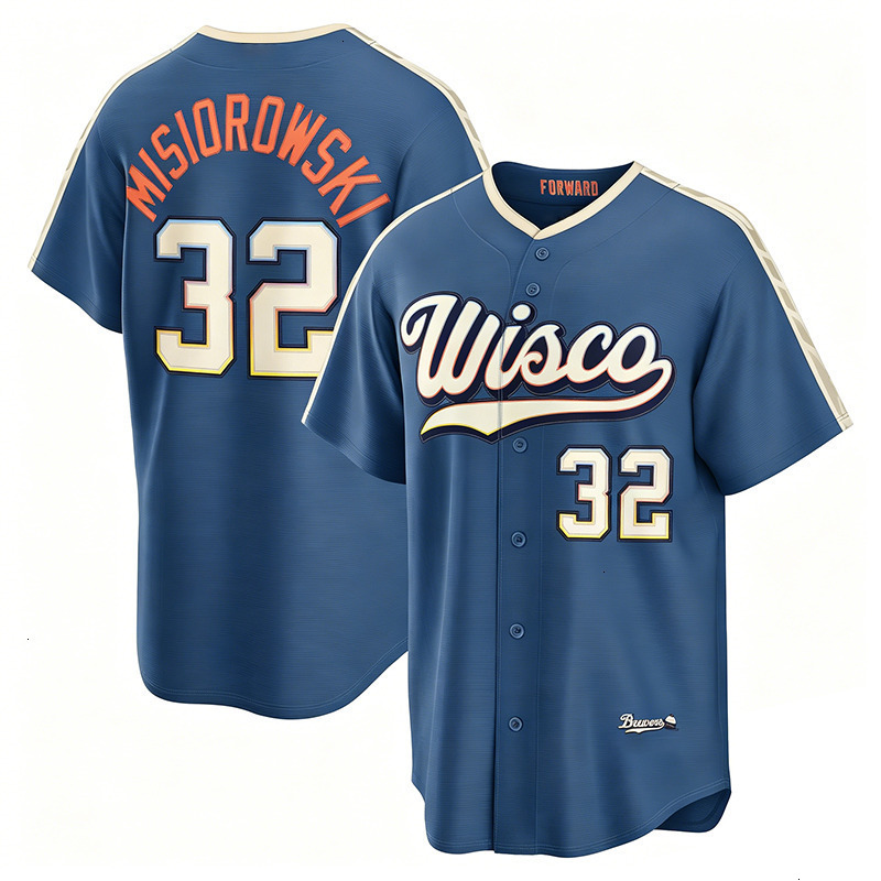 Milwaukees Brewers jersey William Contreras Christian Yelich Jackson Chourio Misiorowski Jake Bauers Sal Frelick Abner Uribe Robin Yount Brewer Baseba