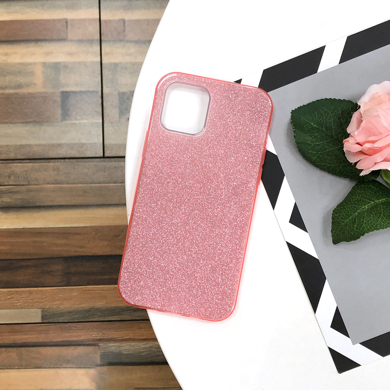 Suitable for Apple iPhone 17E/AIR/16Pro Max/15/14 gradient glitter three-in-one phone case