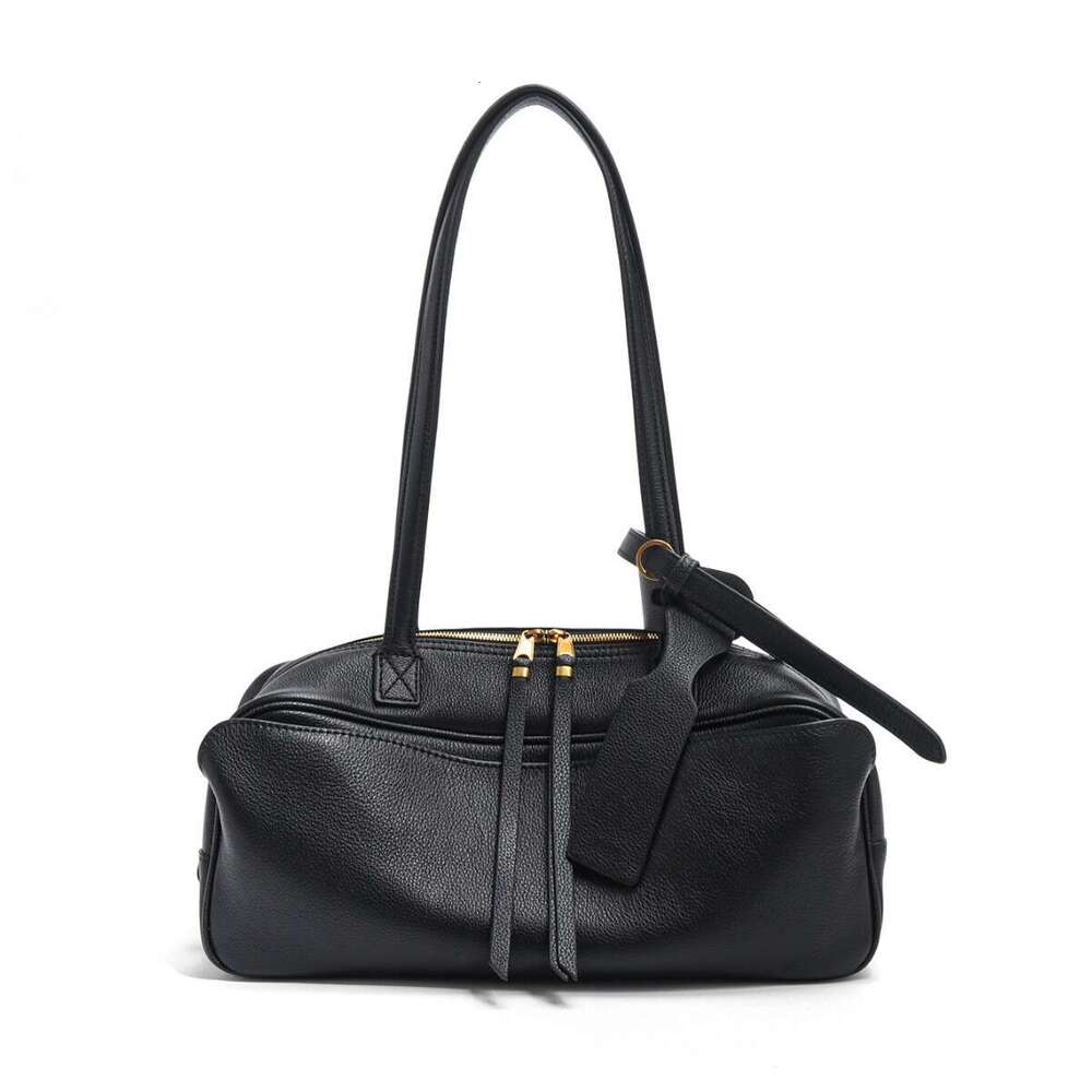 New genuine leather women tote bag summer style cowhide handbag large capacity commuting shoulder bag SENYY