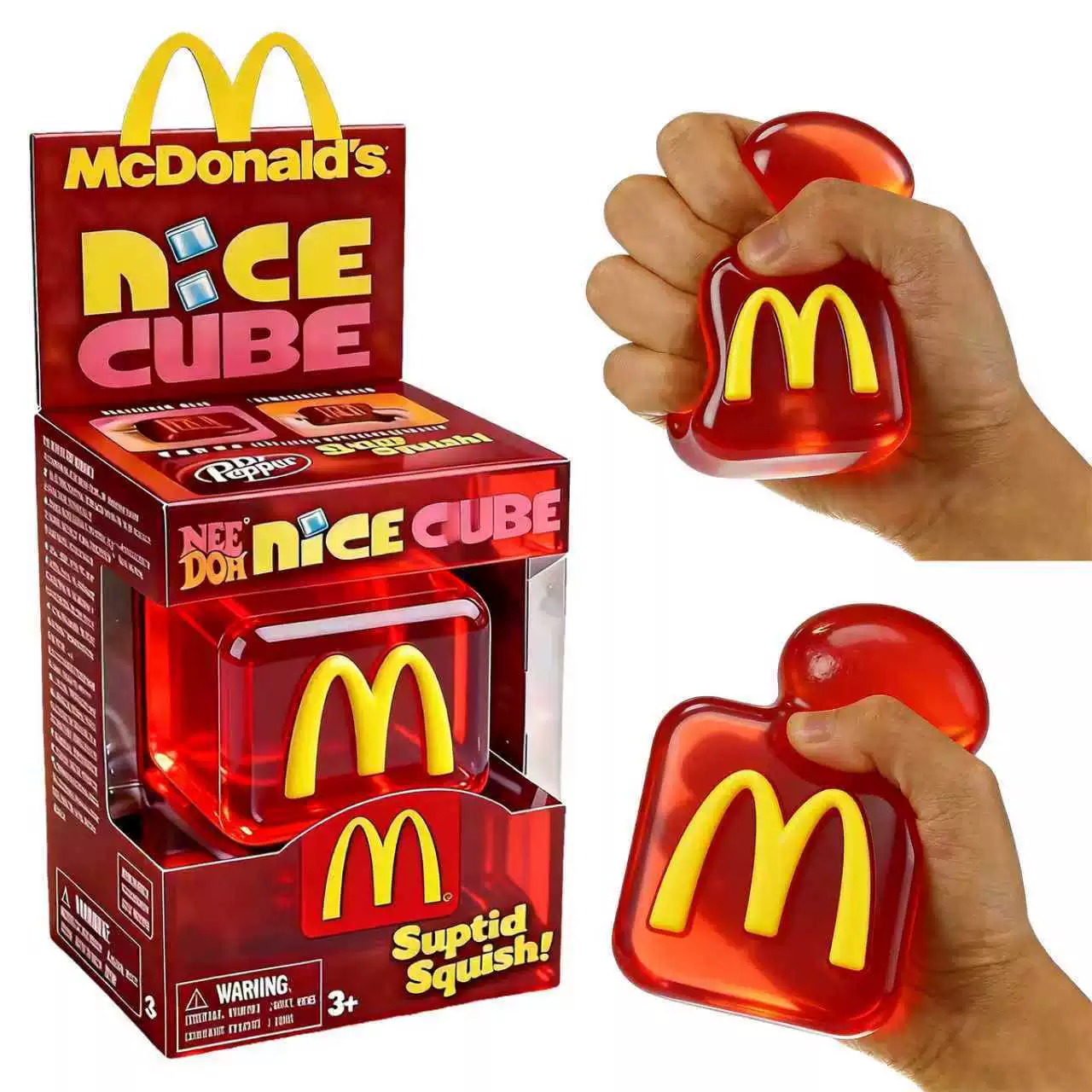 Schylling Needoh Nice Cube sensory toy, stress relieving toy, slow rebound sensory stress relieving block