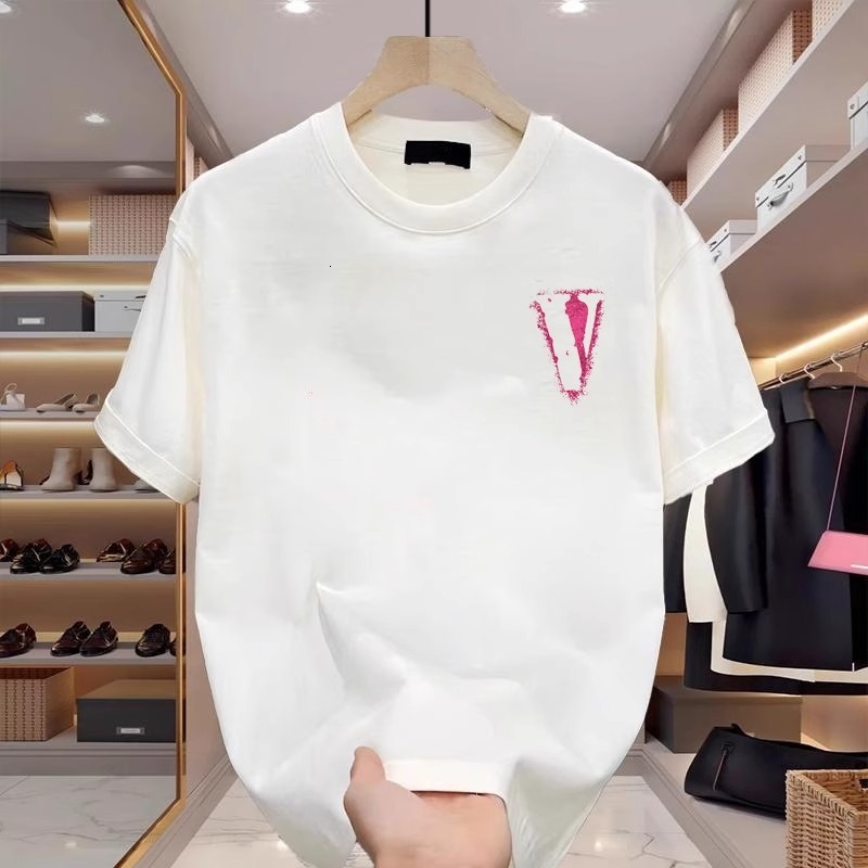 Heavy Duty Pure Cotton Short Sleeved Fashion Designer T Shirt For Men Summer American Trend Printed Half Sleeved Loose Couple T Shirt Comfortable For  - view 6