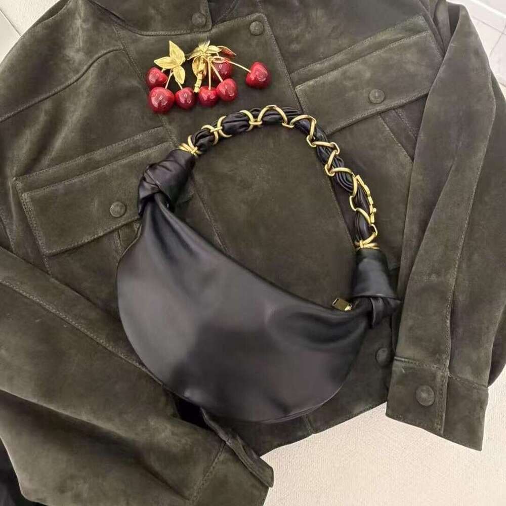 New Model High End First Layer Sheepskin Chain Hobo Bag Fashionable Versatile Shoulder Handbag And Underarm For Women SENYY