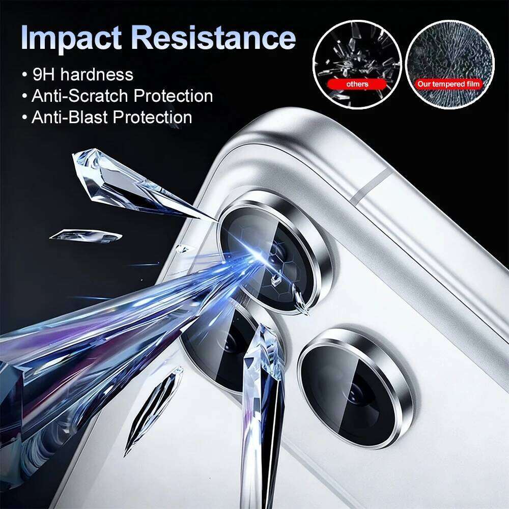 Metal Protector For iPhone 15 16 13 14 11 12 17 Pro Max Air Plus Mini Camera Ring Lens Glass Protection Film Cover