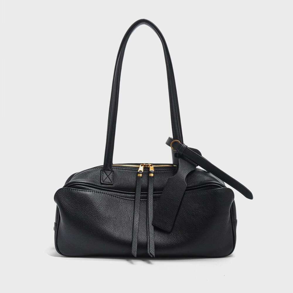 New genuine leather women tote bag summer style cowhide handbag large capacity commuting shoulder bag SENYY
