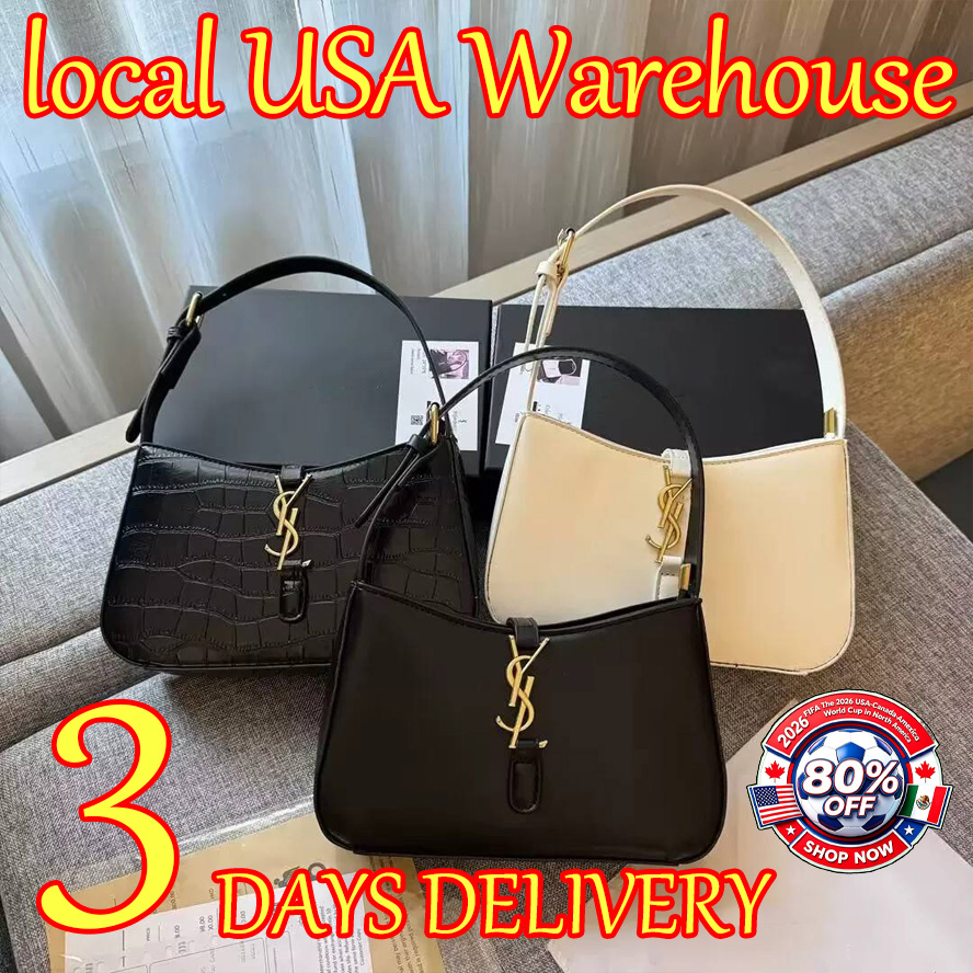 Designer Bag Luxury Bag Shoulder Bag Black Leather Crossbody Bag Chain bag Leisure yslshoulderbag Elegant Classic Letter Bag High-Quality Handbags Fast Shipping