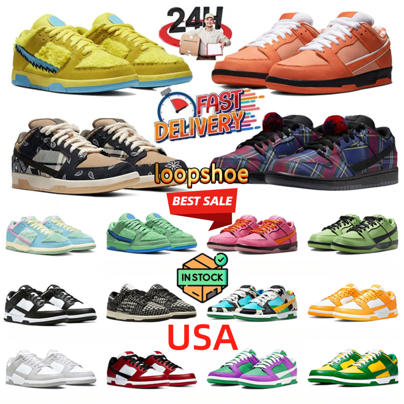 Dunksneaker Scarpe Firmate Dunksshoe Running Low Panda Lobster Uomo Donna Dunkd Sb Low Triple Black Harris Grey Fog University Blue Scarpe Casual Pe-image