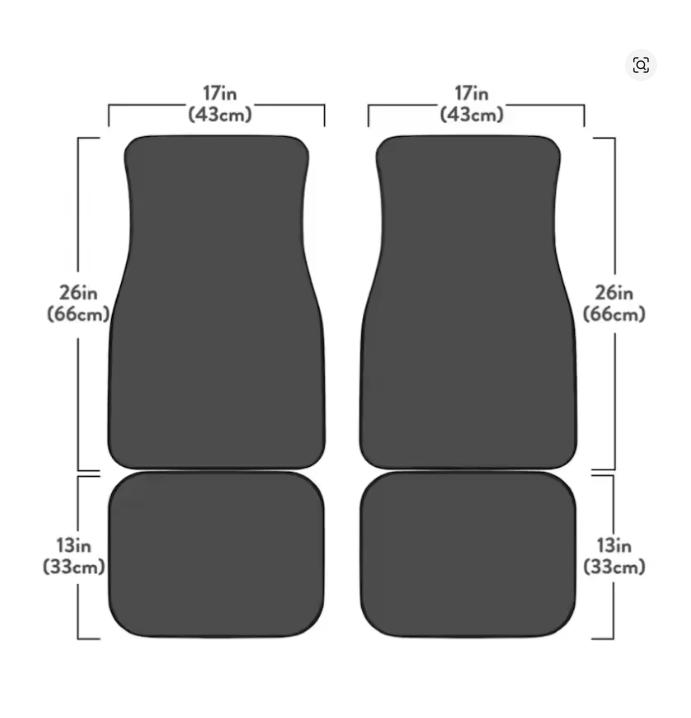 Rize Kamishiro tokyo ghoul Car Floor Mats Carpet Non-Slip Rubber Mats 4-Pack for Car Accessories SUV Truck Floor Mats